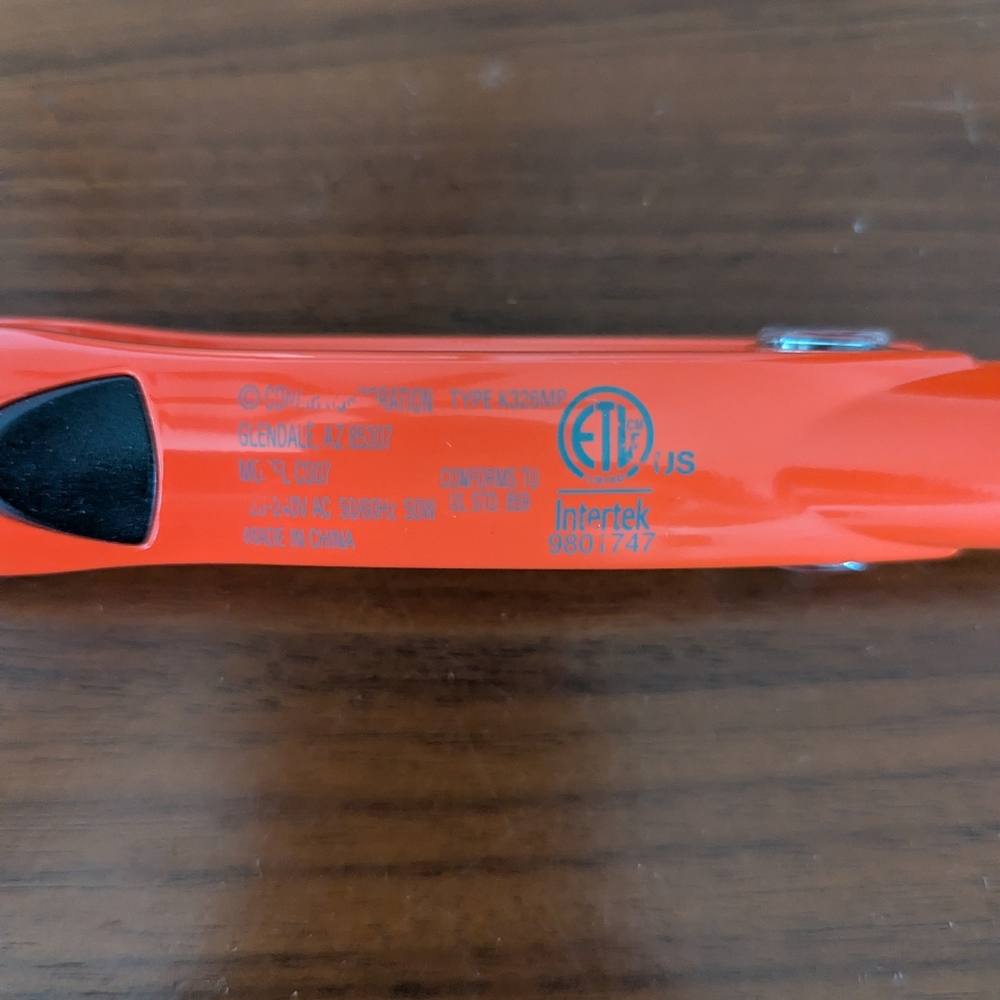 Babyliss Luxe Mini Straightener CS07 Sleek Red Fast Heating Pre Owned - Picture 4 of 6
